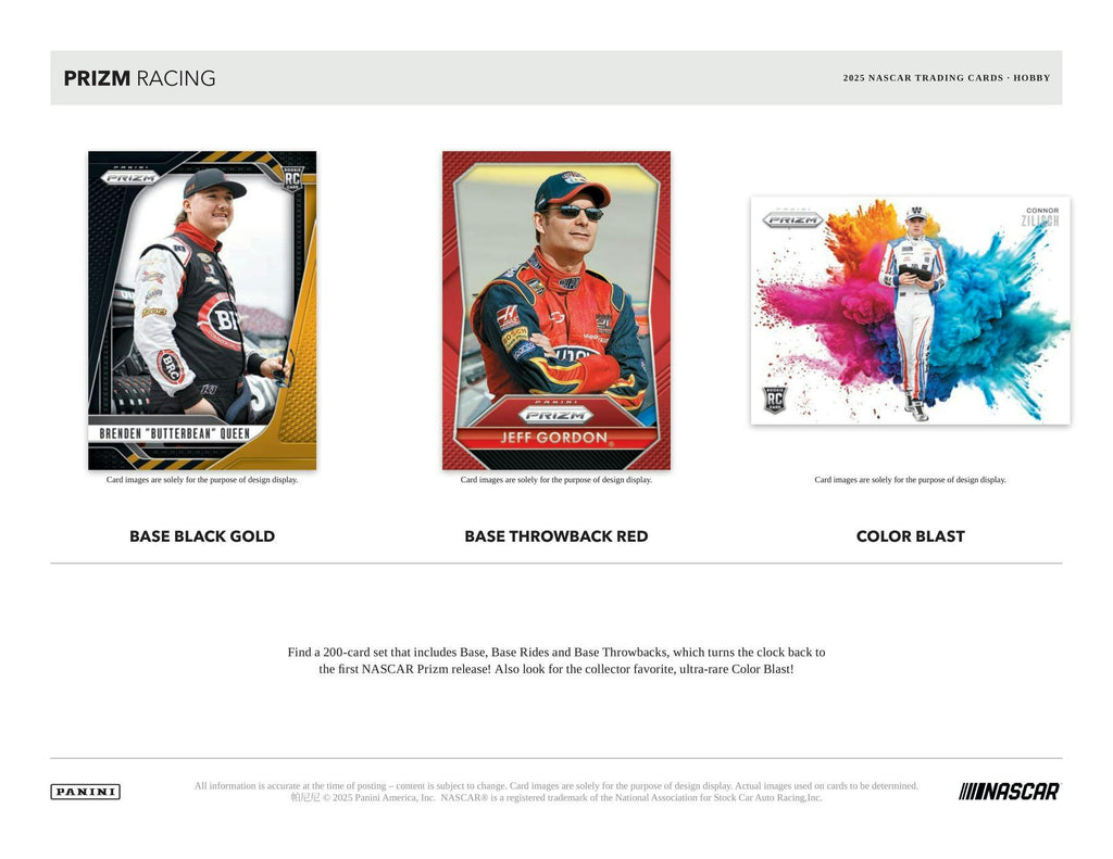 2025 Panini Prizm NASCAR Racing Hobby Box (12/24)