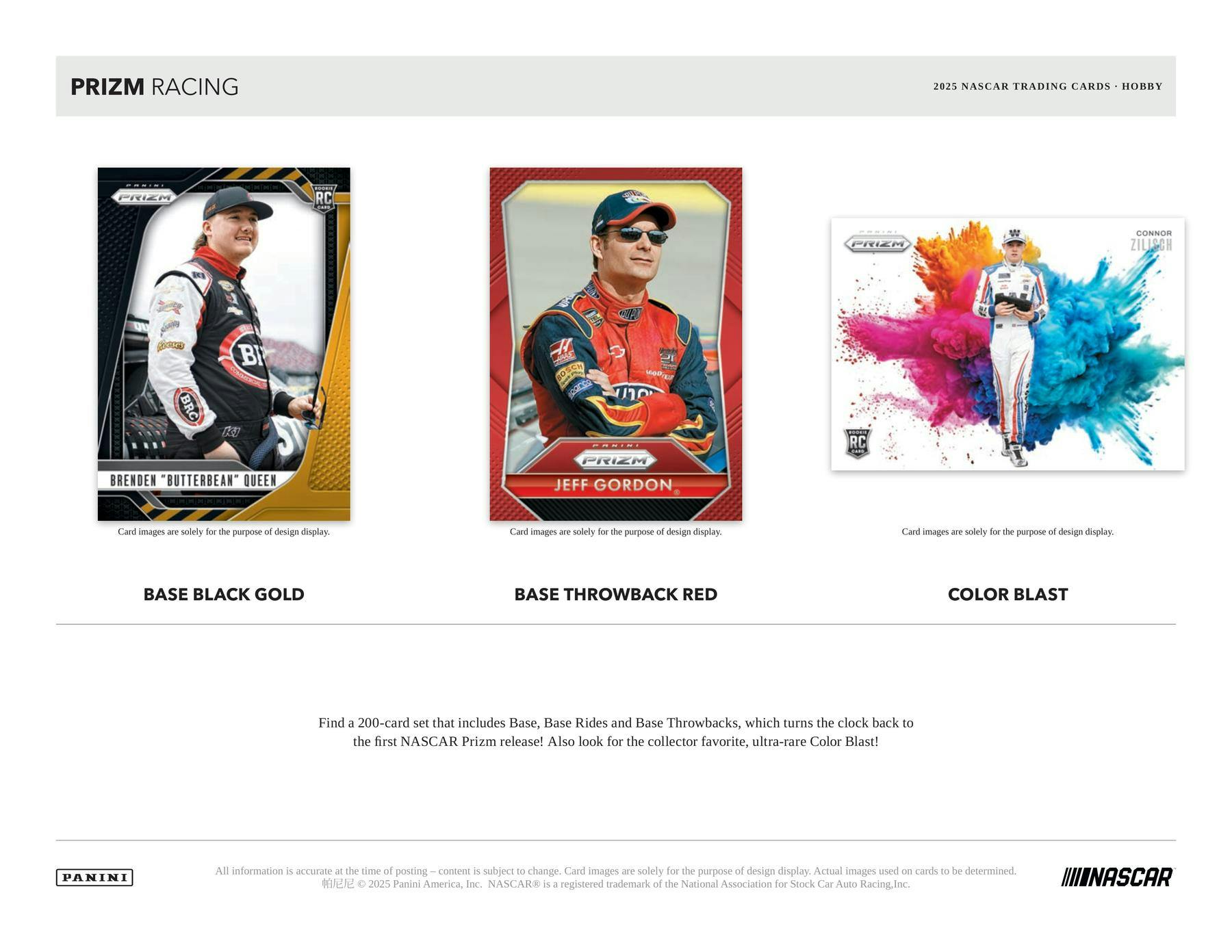 2025 Panini Prizm NASCAR Racing Hobby Box (12/24)