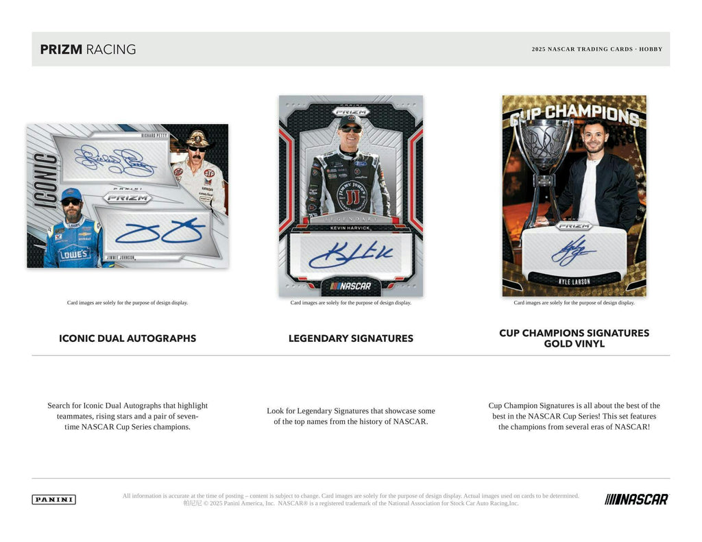 2025 Panini Prizm NASCAR Racing Hobby Box (12/24)