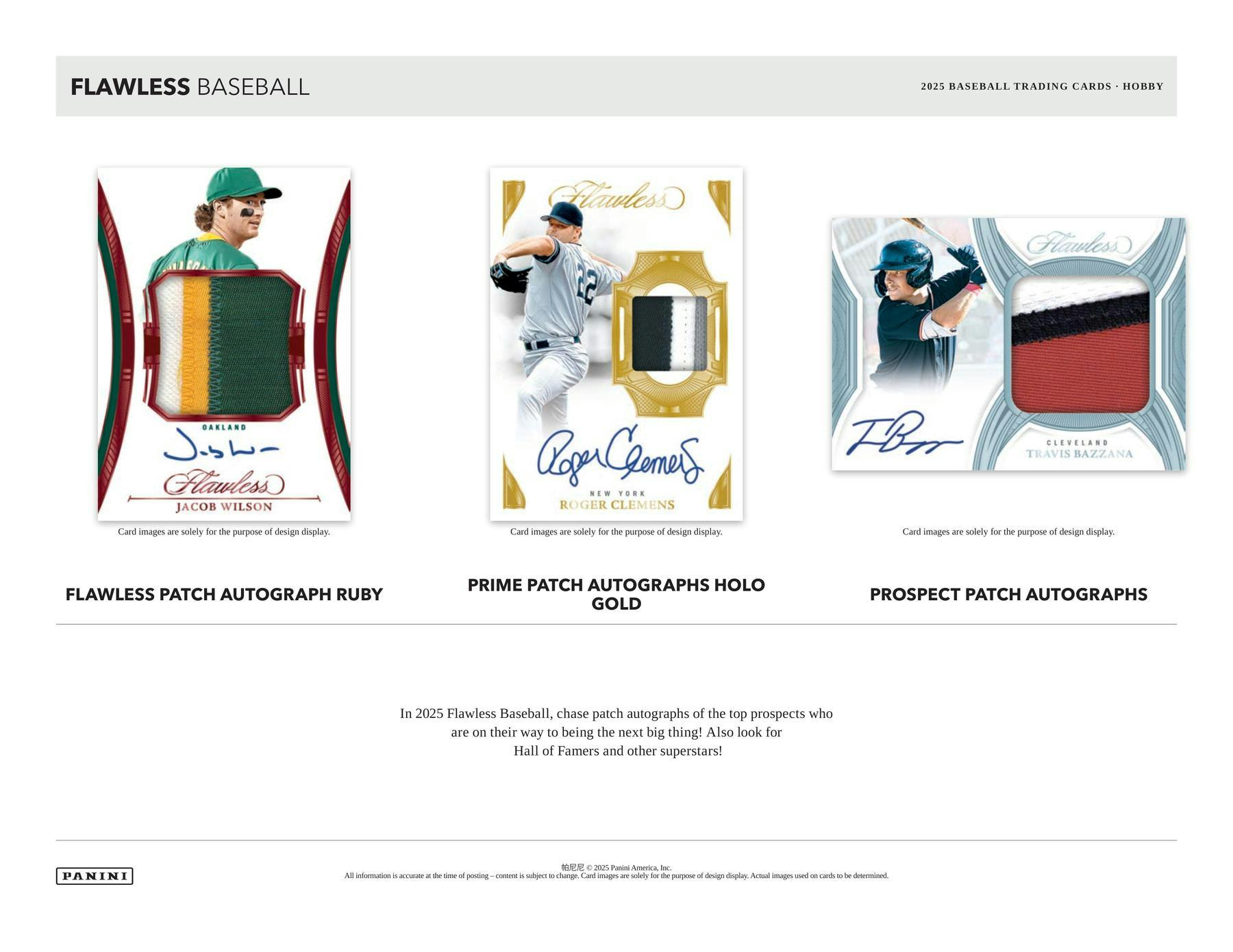 2025 Panini Flawless Baseball Hobby Box (12/23)
