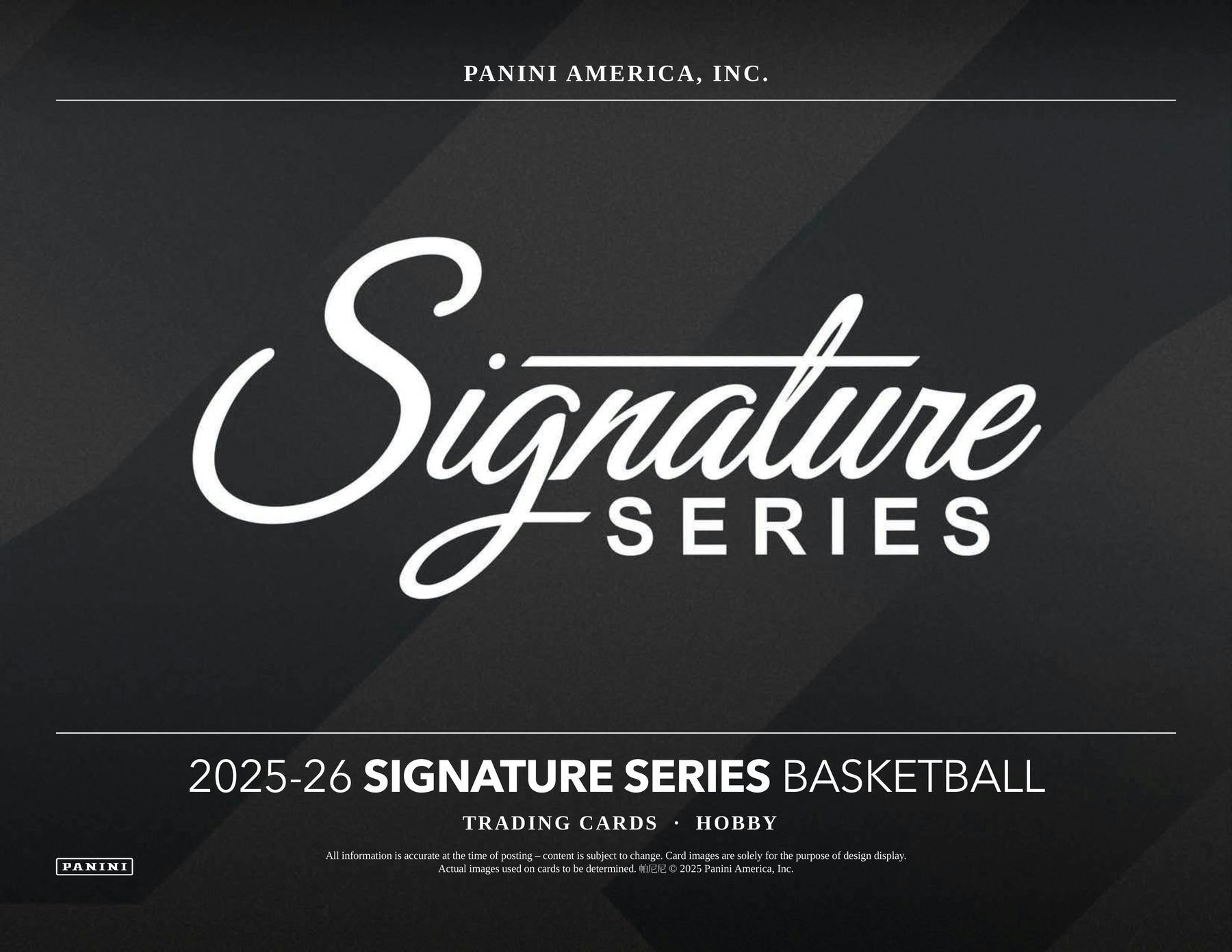 2025-26 Panini Signature Series Basketball Hobby Box