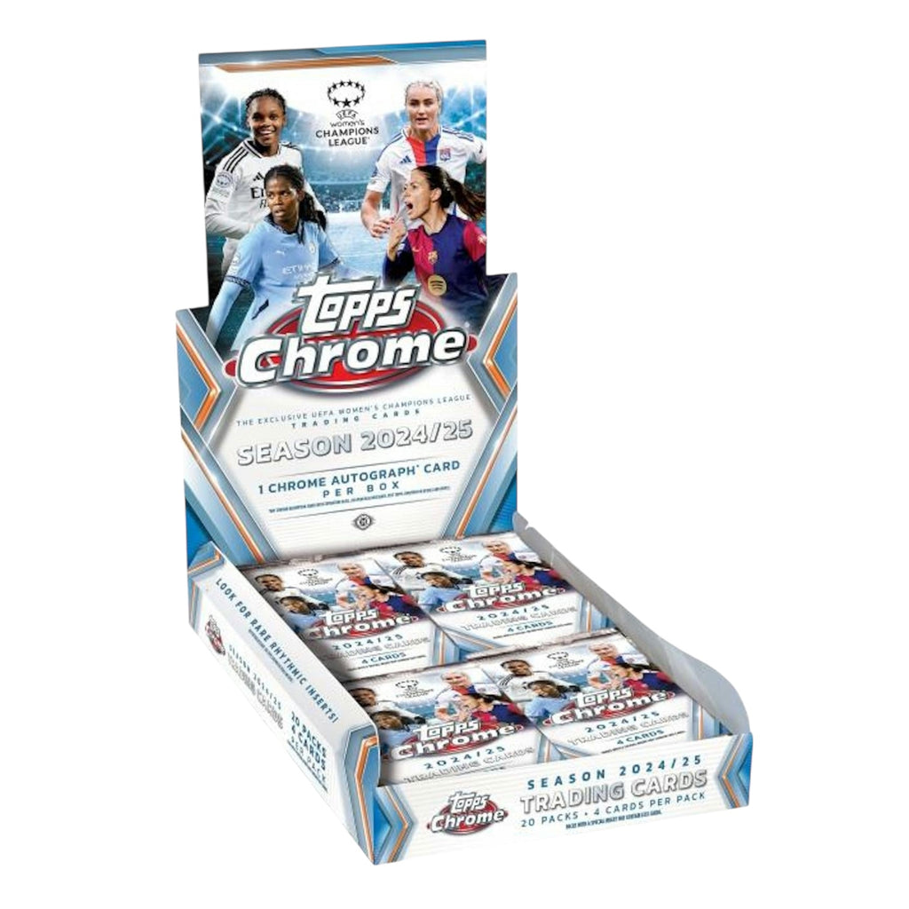 2024-25 Topps Chrome UEFA Women's Champions League Soccer Hobby Pack (1/2/26)