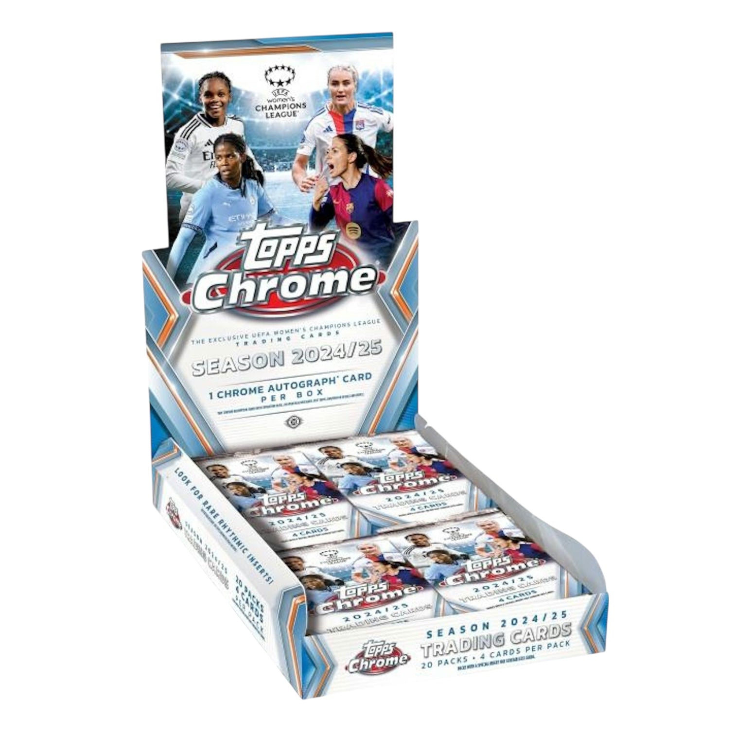 2024-25 Topps Chrome UEFA Women's Champions League Soccer Hobby Pack (1/2/26)