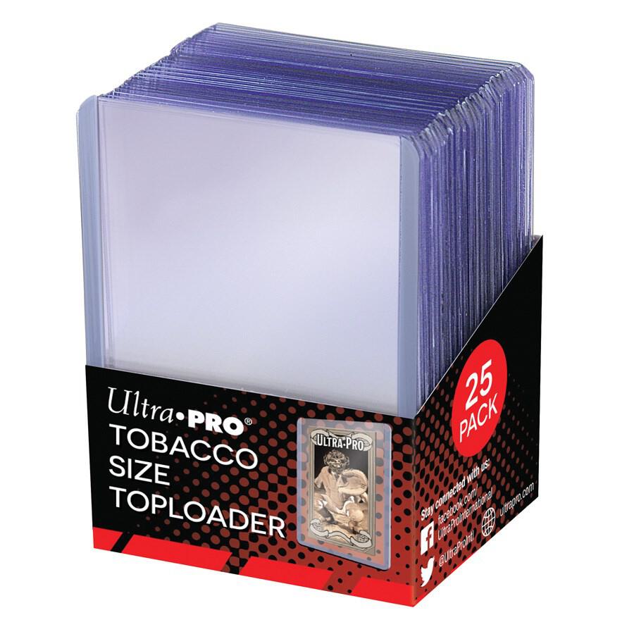 Ultra Pro Toploaders for Tobacco Size Cards (25ct Pack)