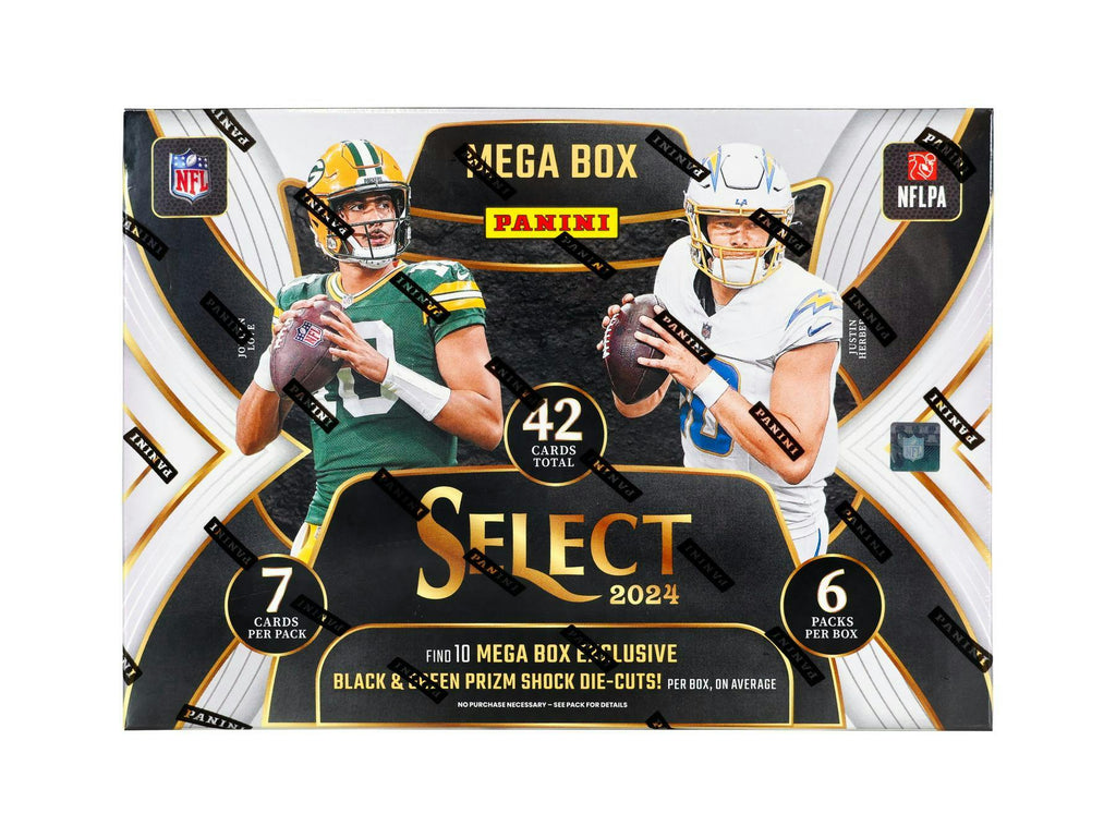 2024 Panini Select Football Mega Box (Black & Green Prizms!)