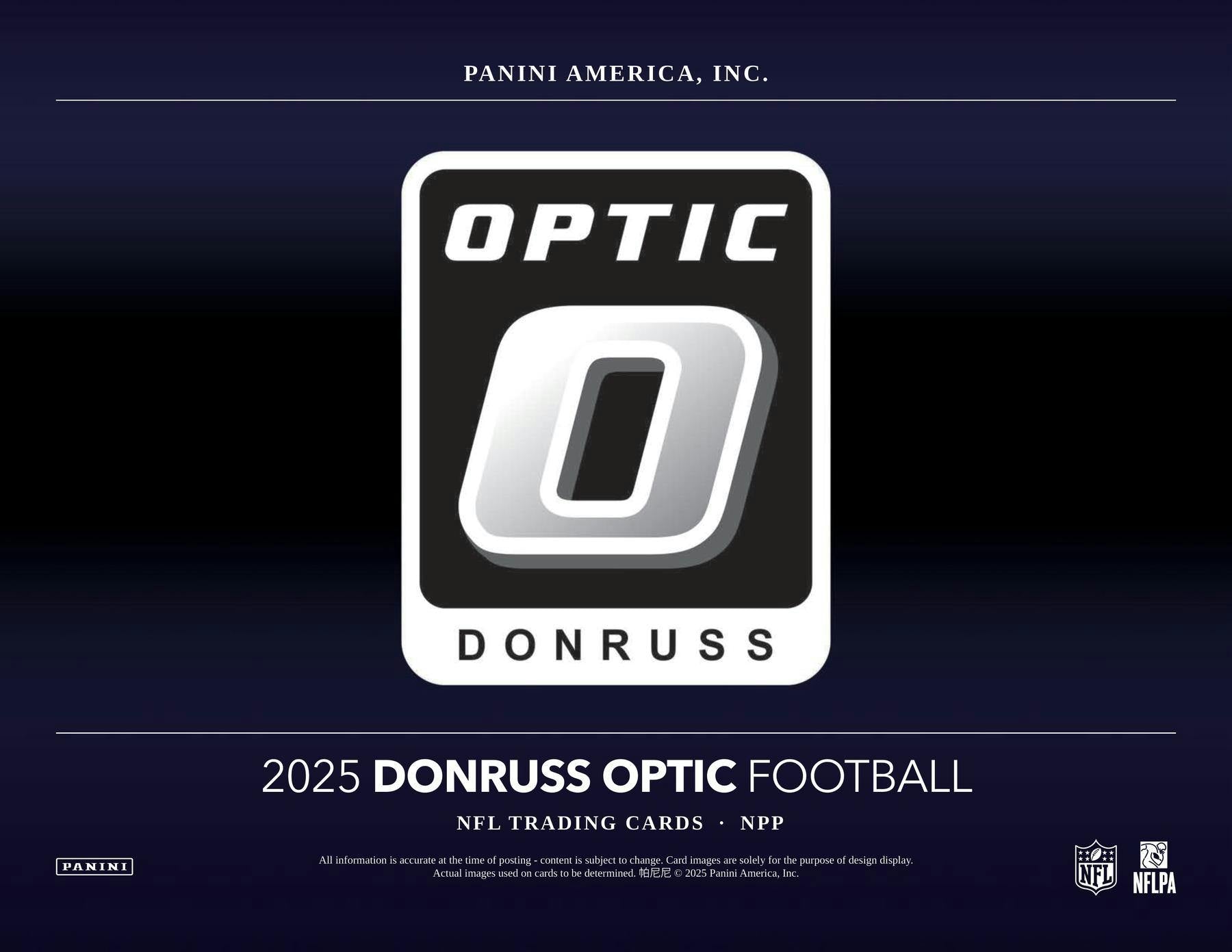 2025 Panini Donruss Optic Football Mega Box (Blue Hyper Parallels!)
