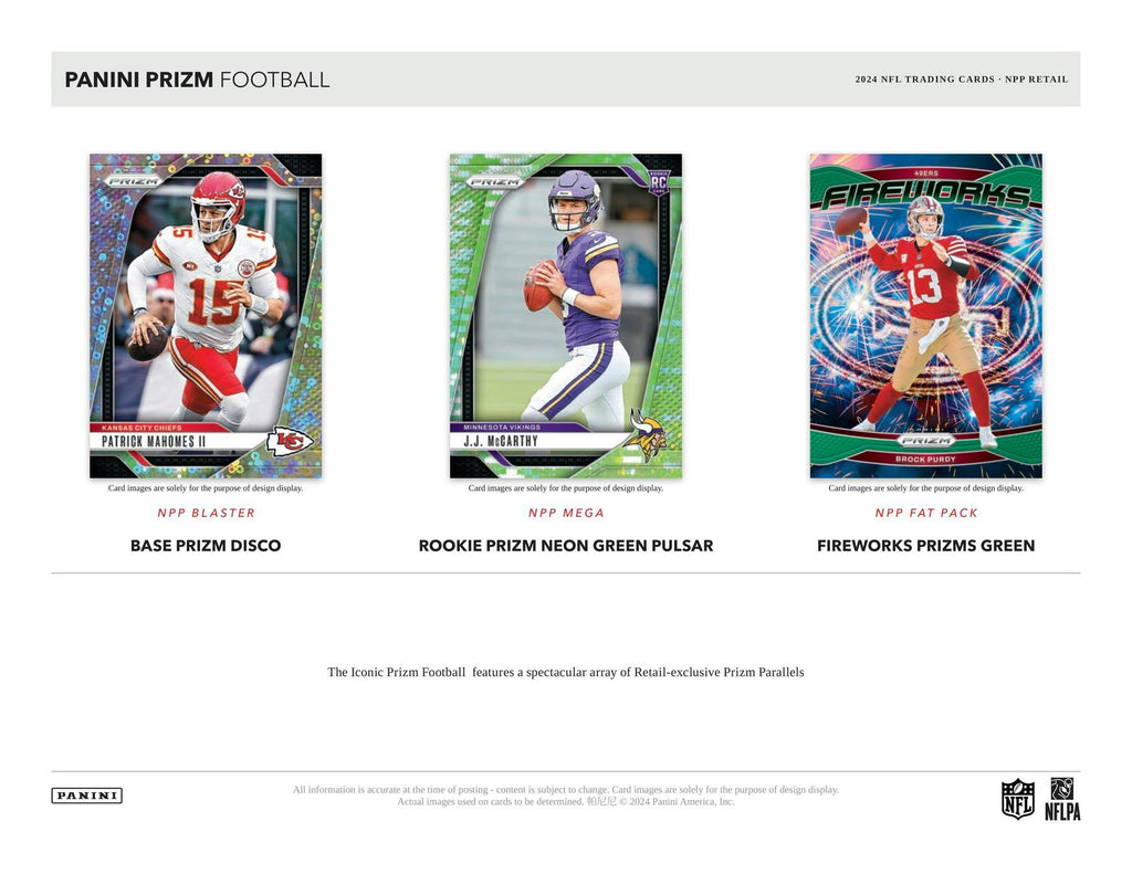 2024 Panini Prizm Football 24-Pack Retail Box