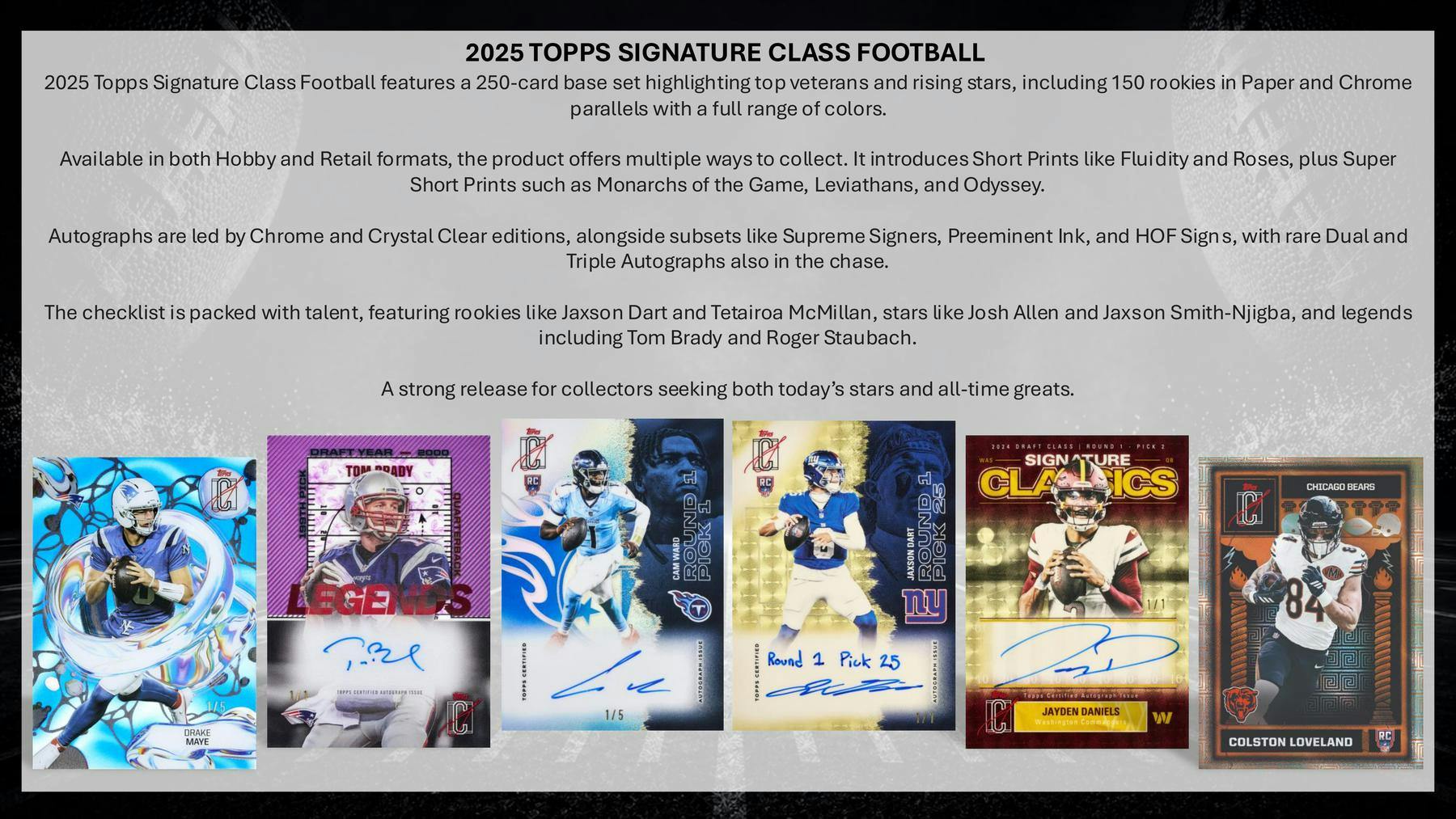 2025 Topps Signature Class Football Mega Box (6/6)