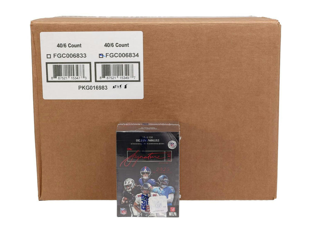 2025 Topps Signature Class Football Blaster 40-Box Case (6/5)