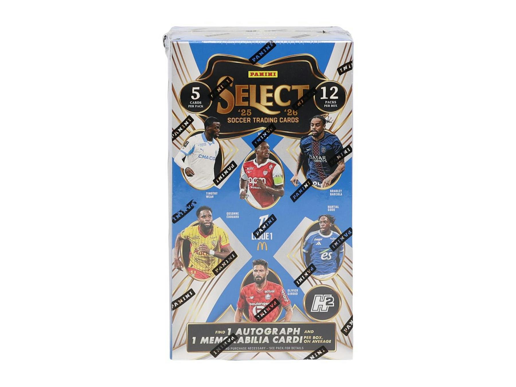 2025-26 Panini Select Ligue 1 Soccer H2 Box