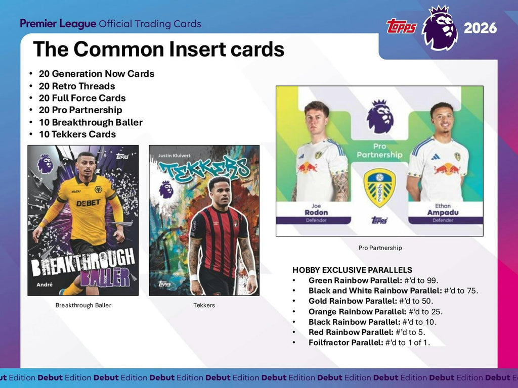 2025-26 Topps English Premier League Soccer Hobby Box (9/17)