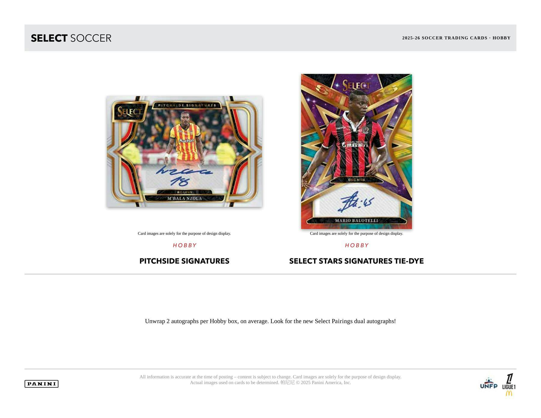 2025-26 Panini Select Ligue 1 Soccer H2 Box
