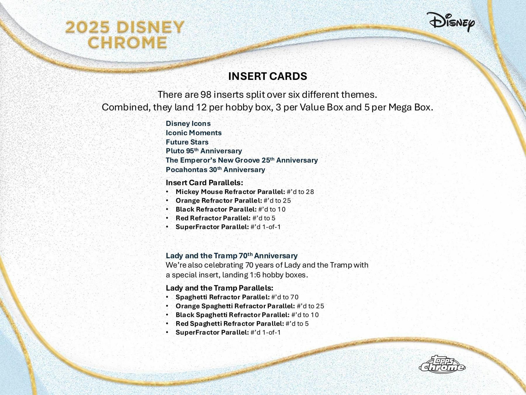 2025 Topps Disney Chrome Hobby Box