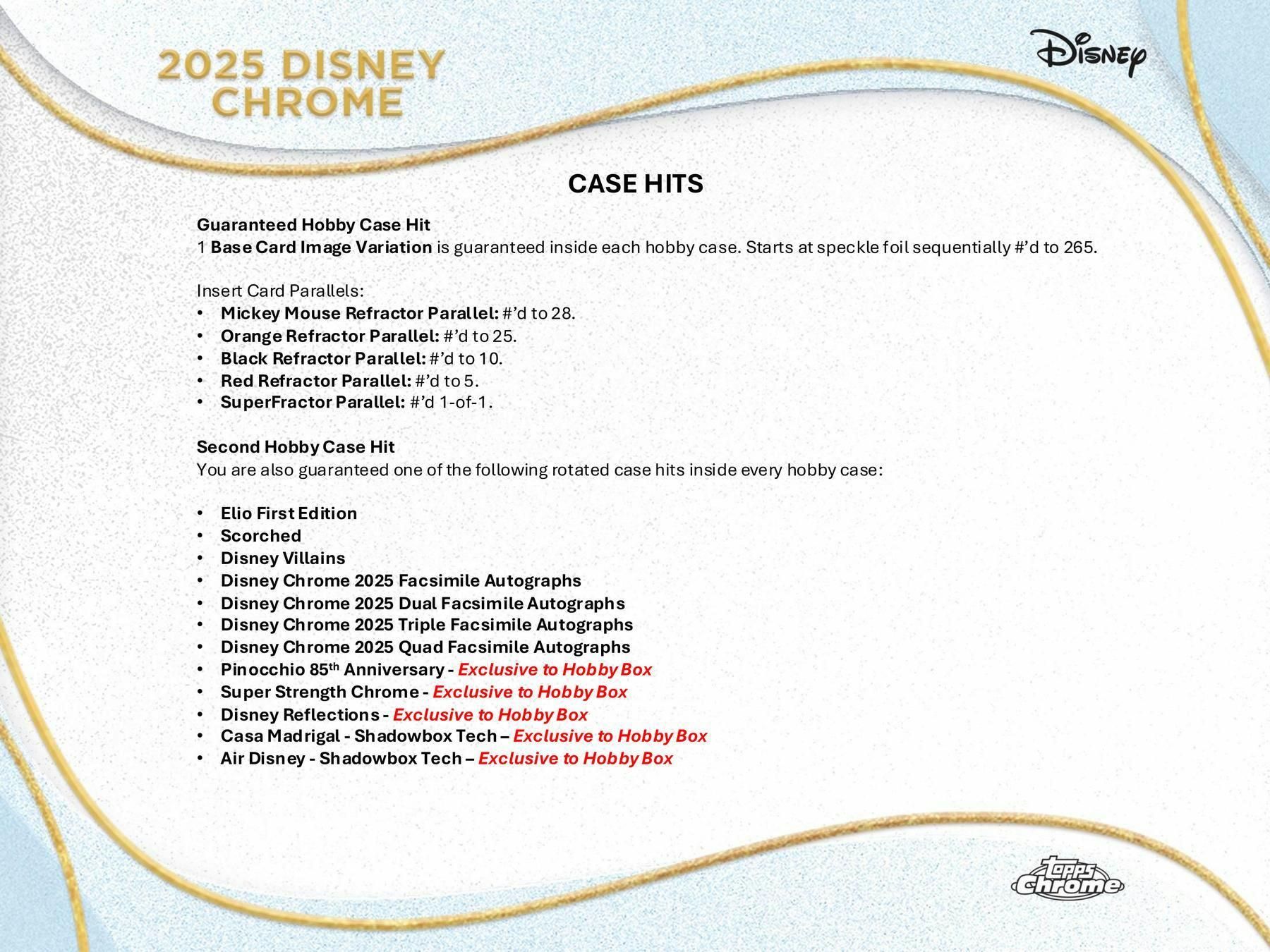 2025 Topps Disney Chrome Hobby Box