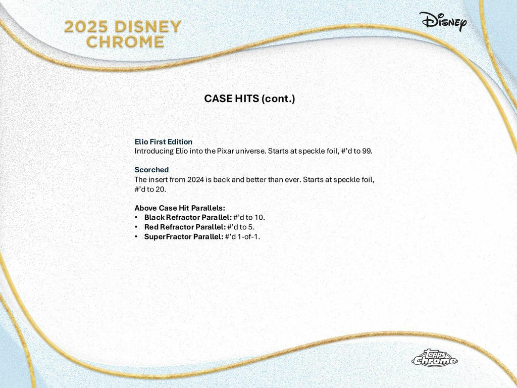 2025 Topps Disney Chrome Hobby Box