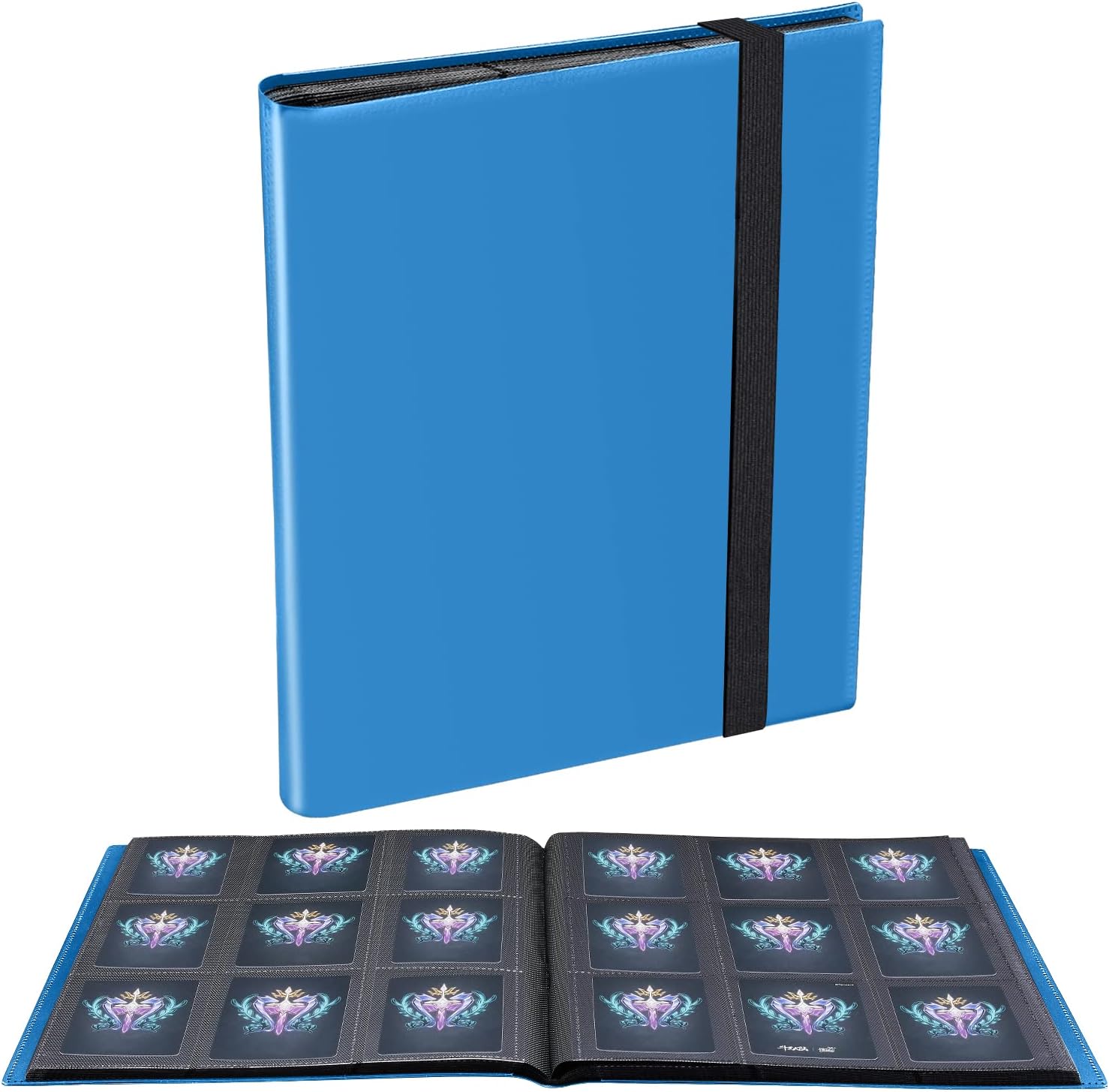 CardGuard Premium 9-Pocket Trading Card Pro-Folio: Side-Loading Binder Album (Baby Blue)