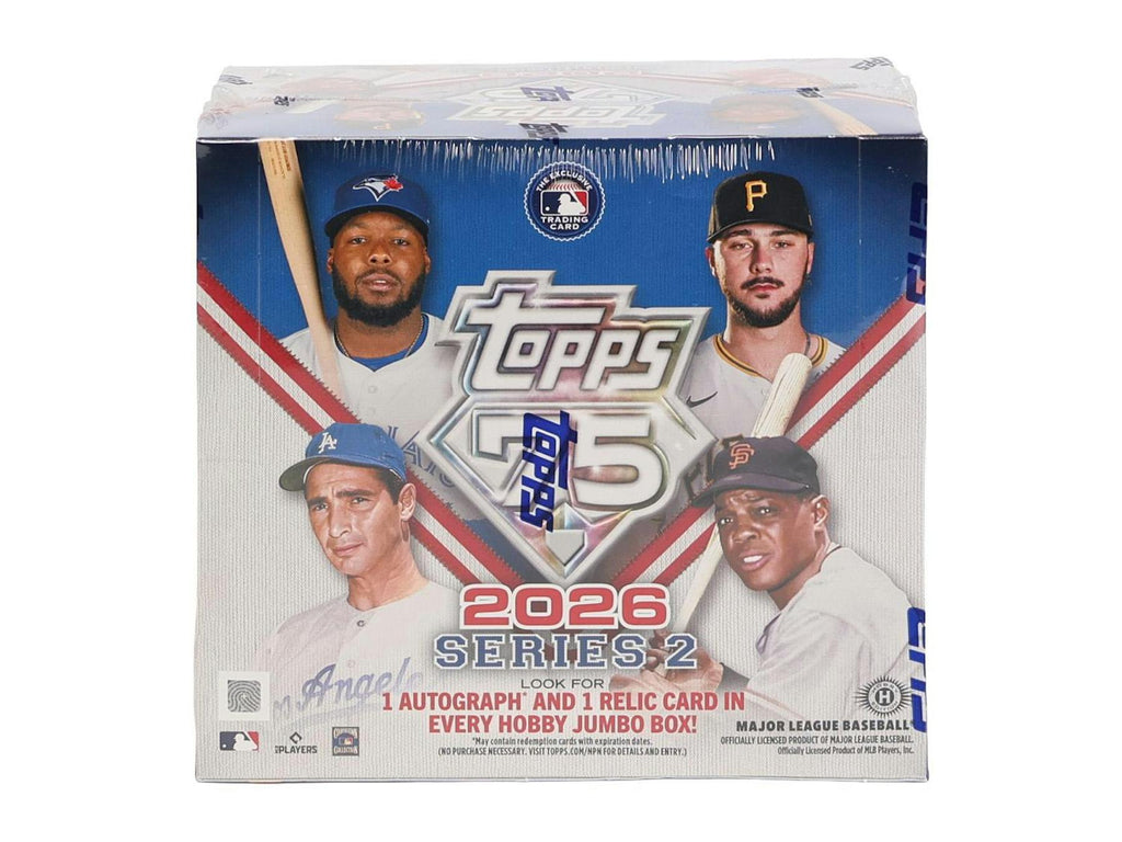 2026 Topps Series 2 Baseball Hobby Jumbo Pack (6/10)