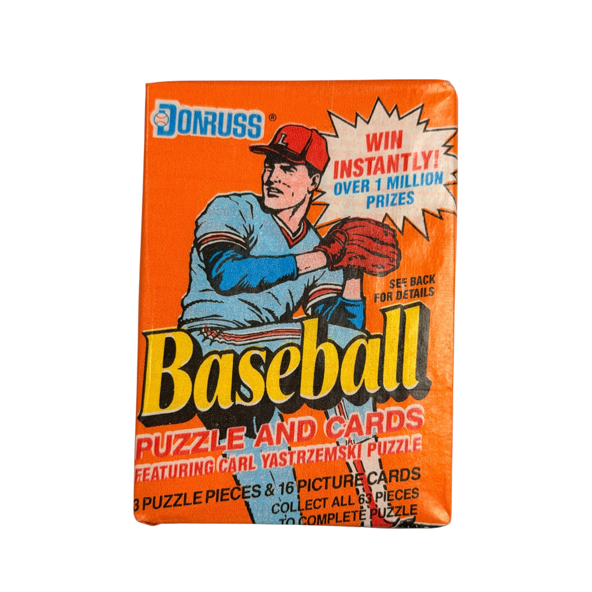 1990 Donruss Baseball Trading Card WAX Pack (15 Cards & 3 Puzzle Pieces)
