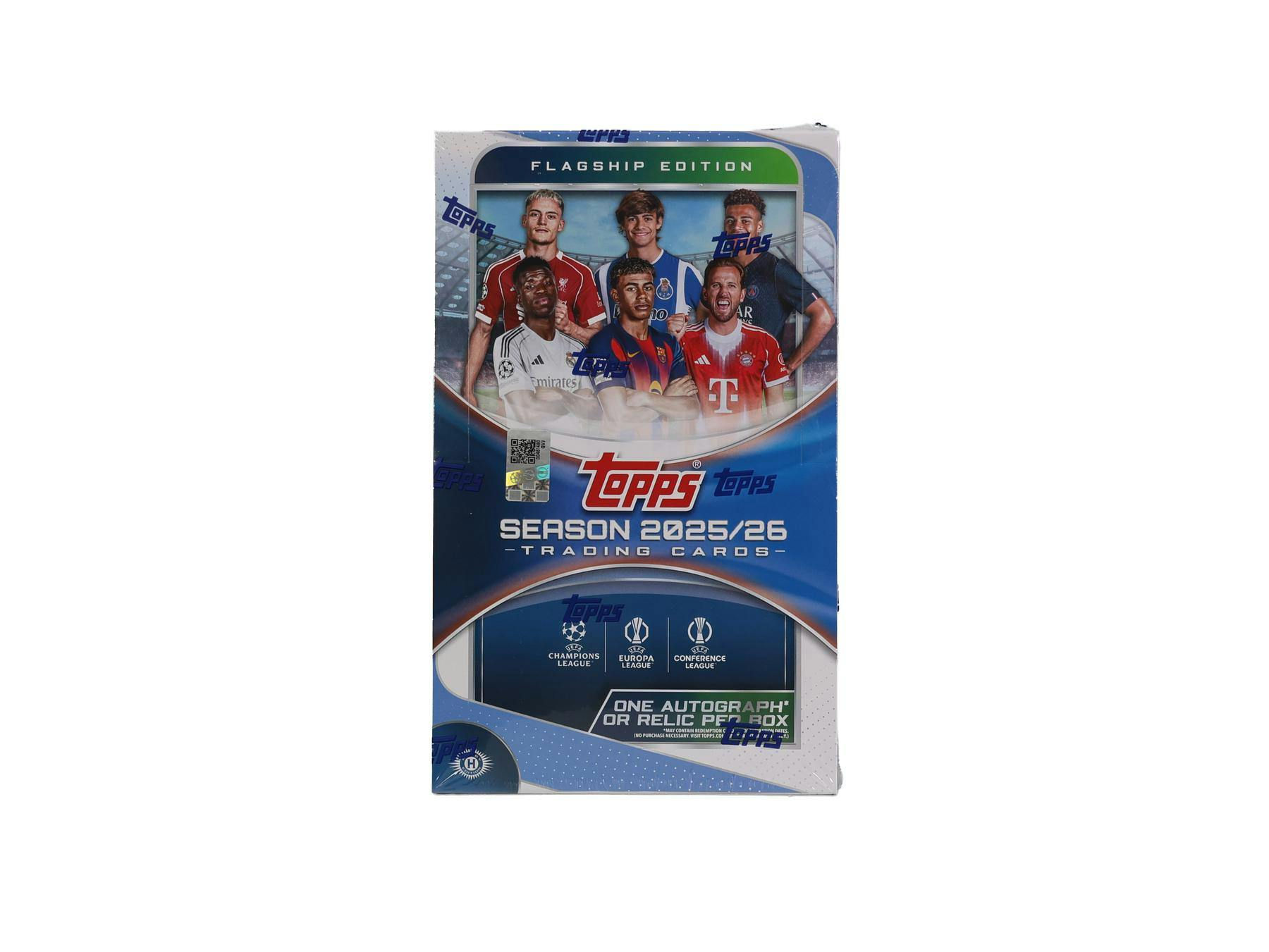 2025-26 Topps UEFA Club Competitions Soccer Hobby Pack (1/15)