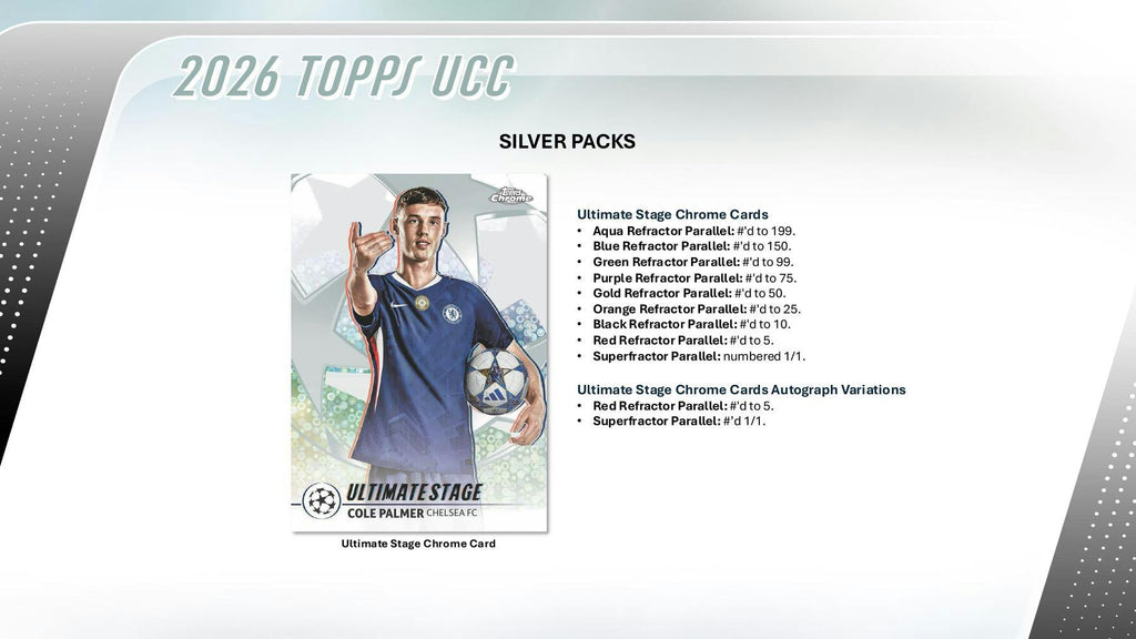 2025-26 Topps UEFA Club Competitions Soccer Hobby Pack (1/15)
