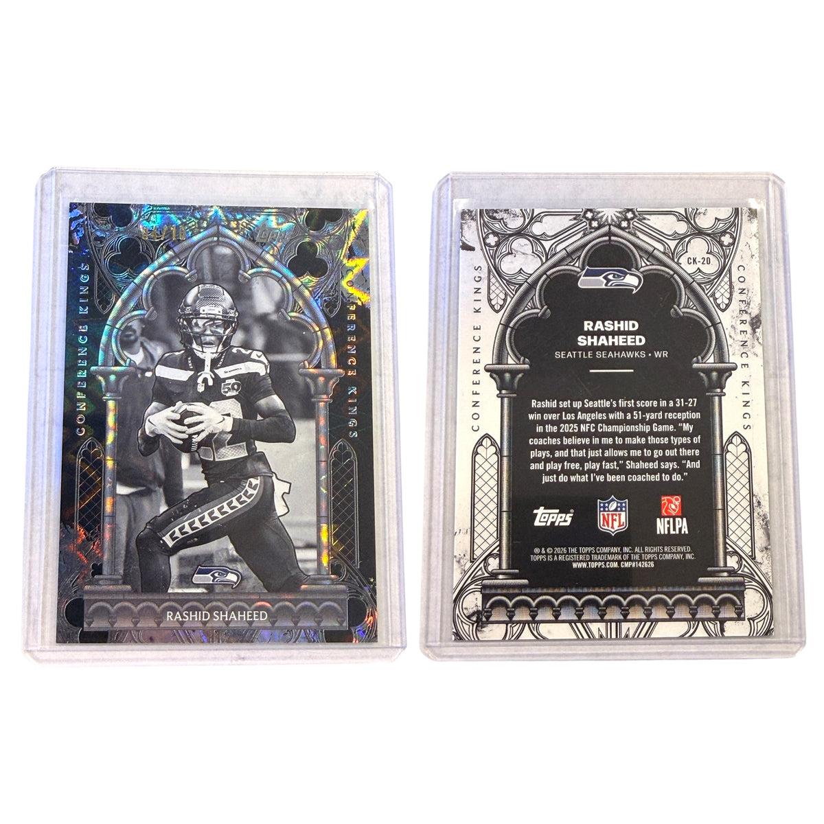 2026 Topps Rashid Shaheed Conference Kings Black 04/10 #CK-20 (JS)