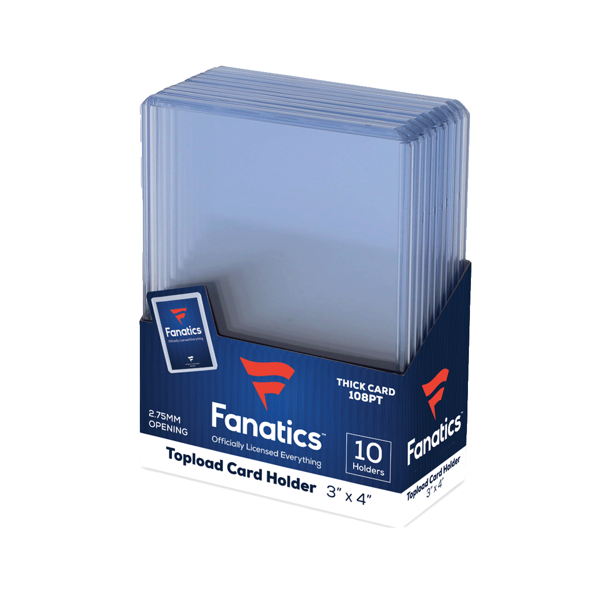 Fanatics 108pt Card Top Loaders (10ct Pack)