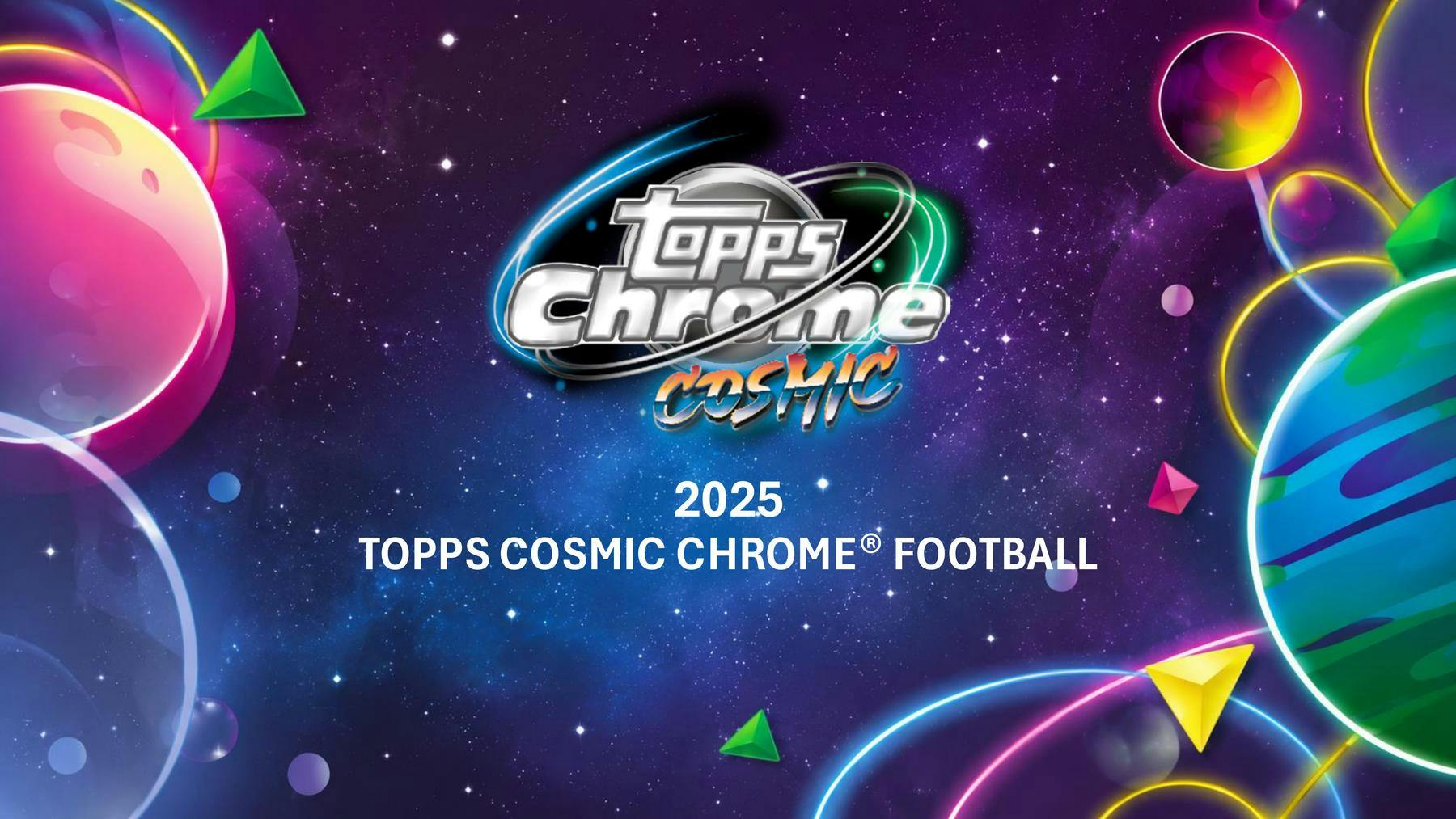 2025 Topps Cosmic Chrome Football Hobby 8-Box Case (Presell 6/19)