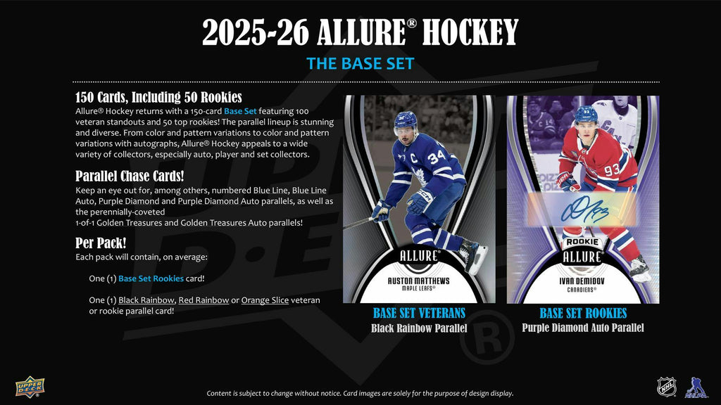 2025-26 Upper Deck Allure Hockey Box