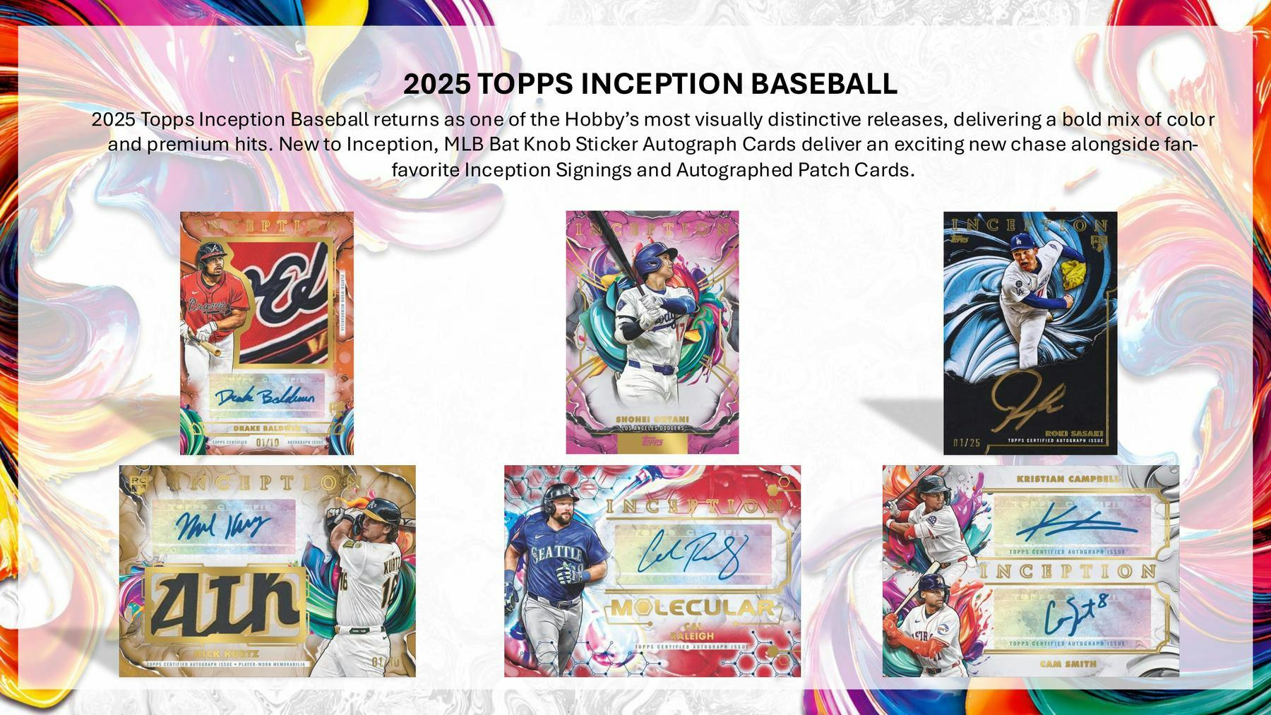 2025 Topps Inception Baseball Hobby Box (Presell 6/19)