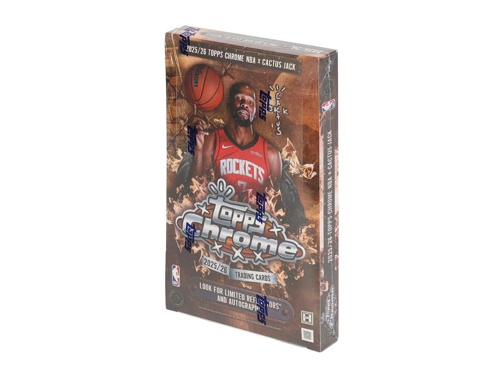 2025-26 Topps Chrome Cactus Jack Basketball Hobby 12-Box Case (Presell 6/19)