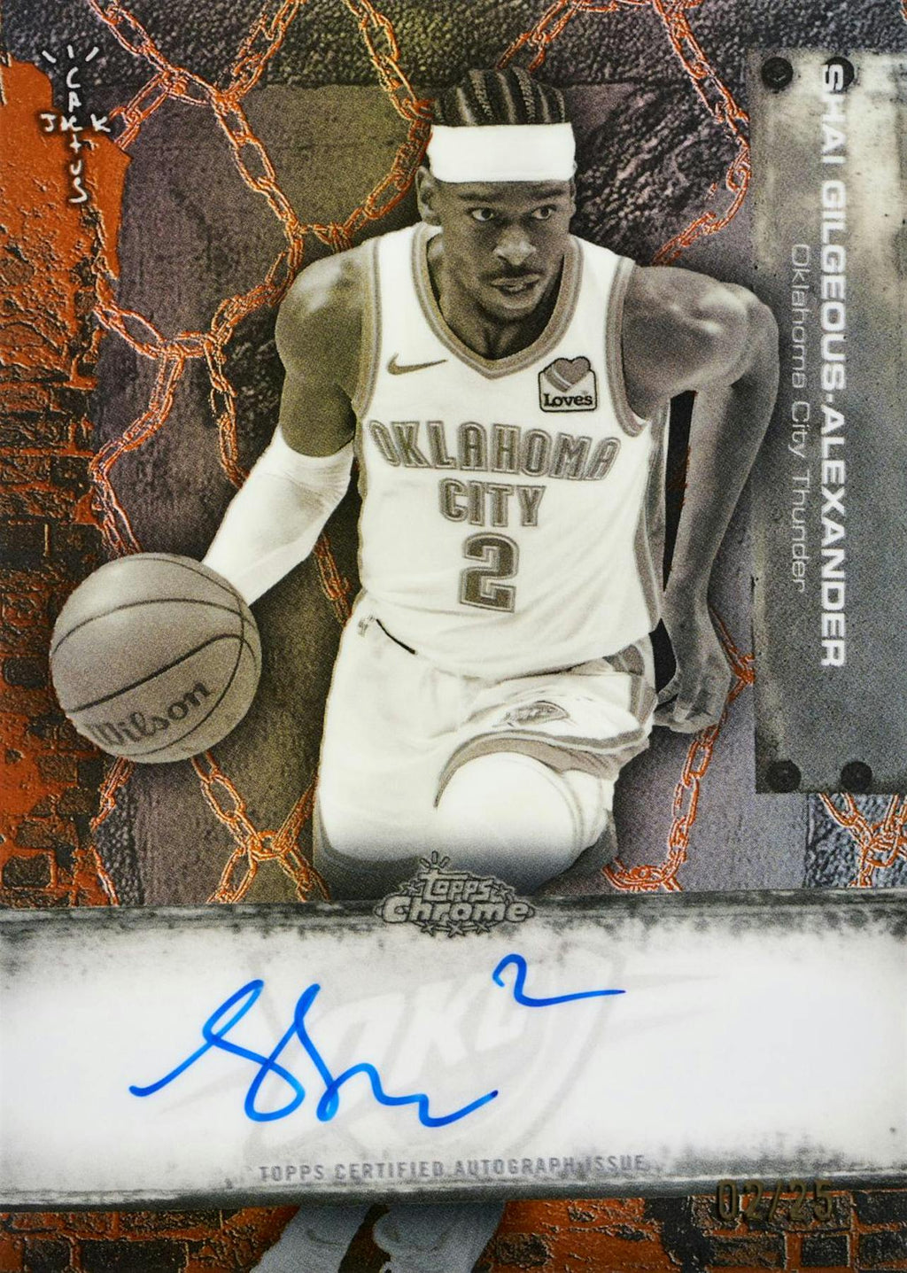 2025-26 Topps Chrome Cactus Jack Basketball Hobby 12-Box Case (Presell 6/19)