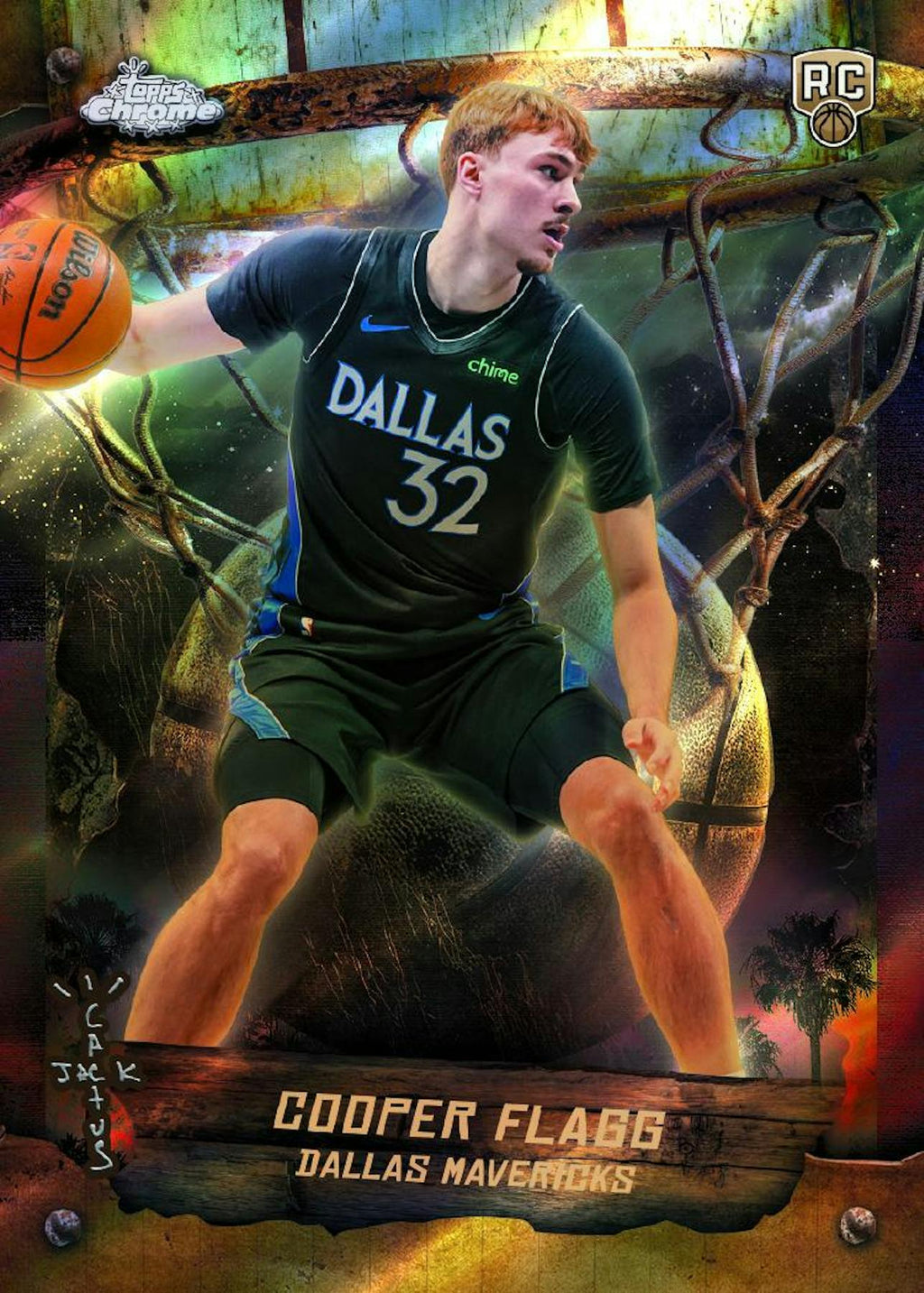 2025-26 Topps Chrome Cactus Jack Basketball Hobby 12-Box Case (Presell 6/19)