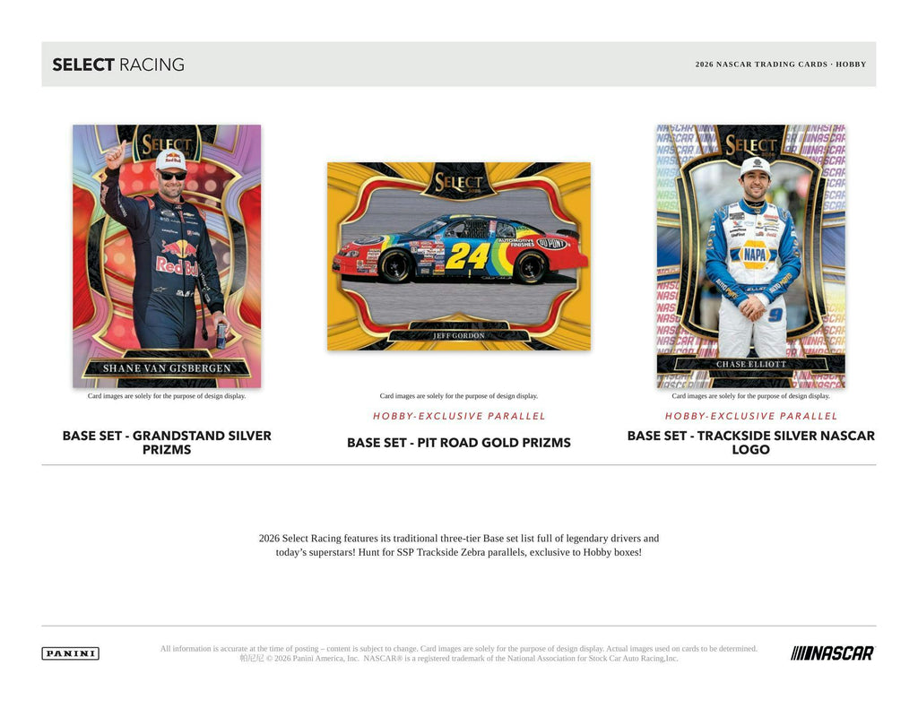 2026 Panini Select NASCAR Racing Hobby Box (6/17)