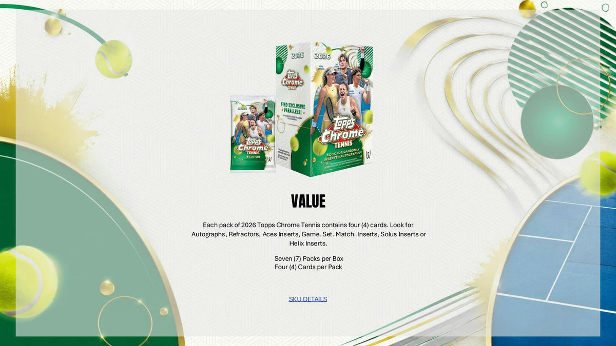 2026 Topps Chrome Tennis Blaster Box (9/30)