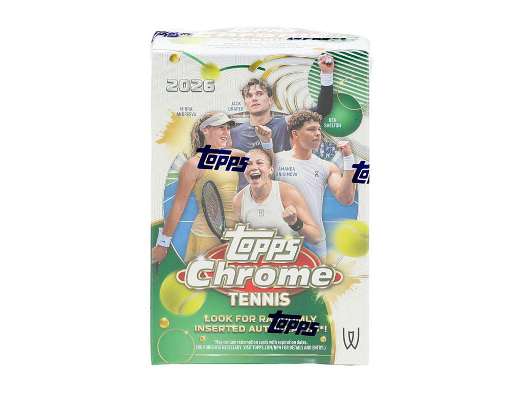 2026 Topps Chrome Tennis Blaster Box (9/30)