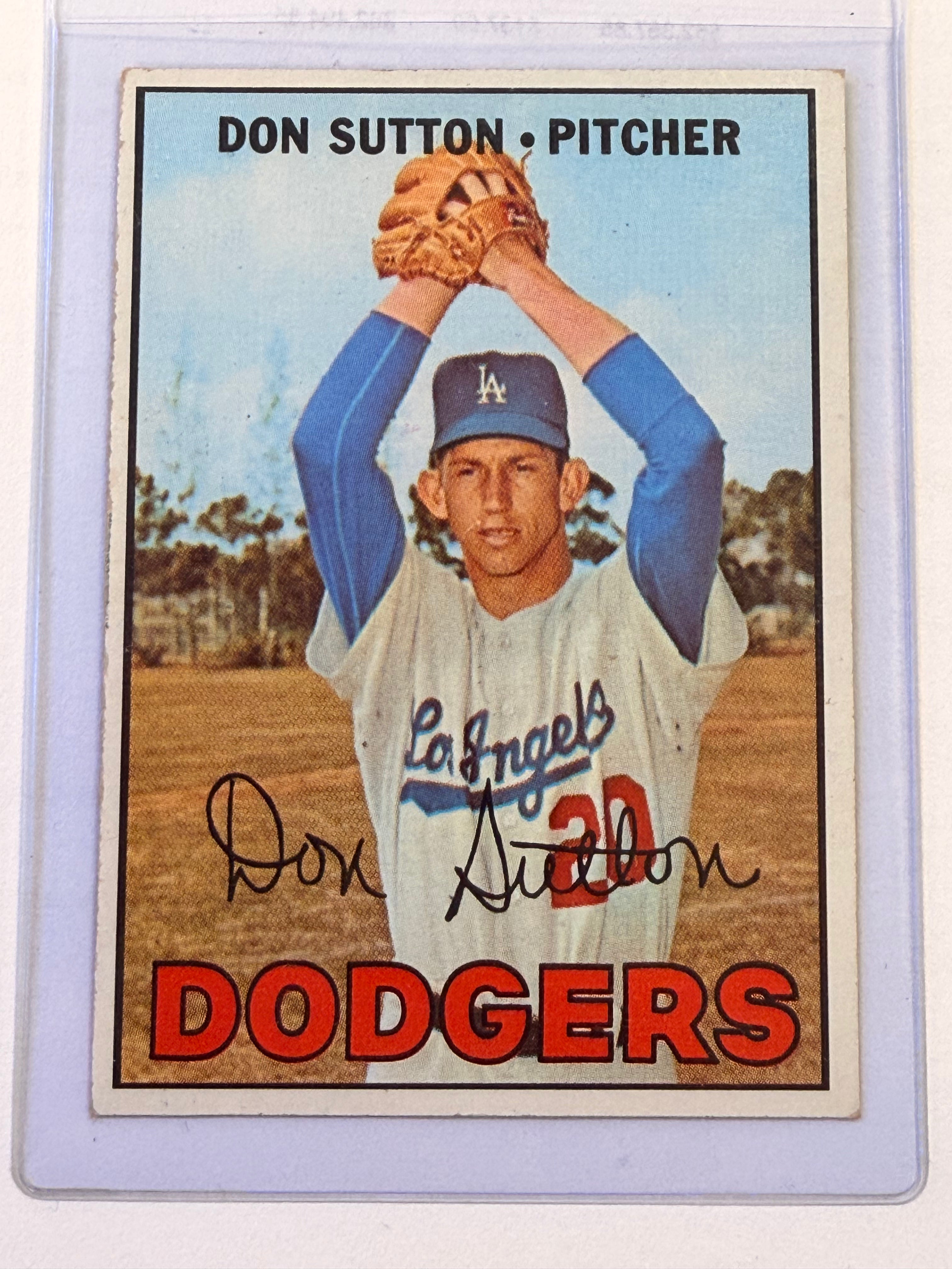 1967 TOPPS #445 DON SUTTON (JH)