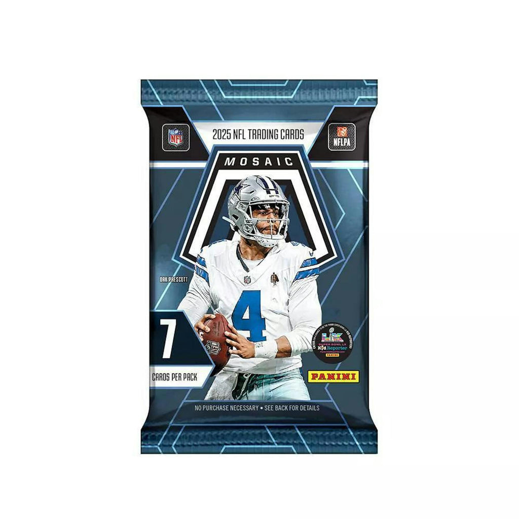 2025 Panini Mosaic Football Mega Box (Reactive Yellow Parallels!)