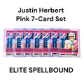 2024 Panini Elite Spellbound JUSTIN HERBERT Pink 7-Card Set – L.A. Chargers (ML)