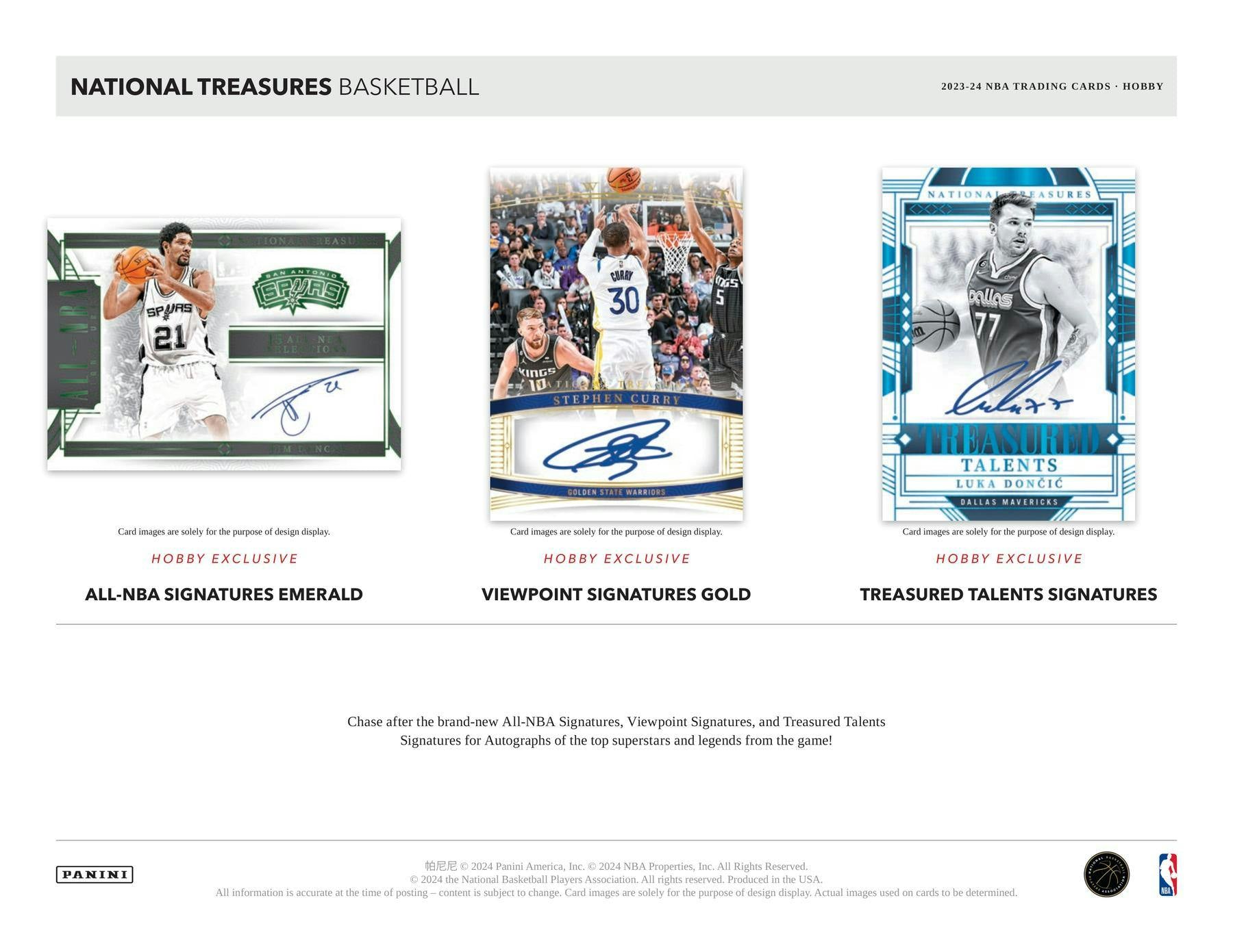 2023-24 Panini National Treasures Basketball Hobby Box