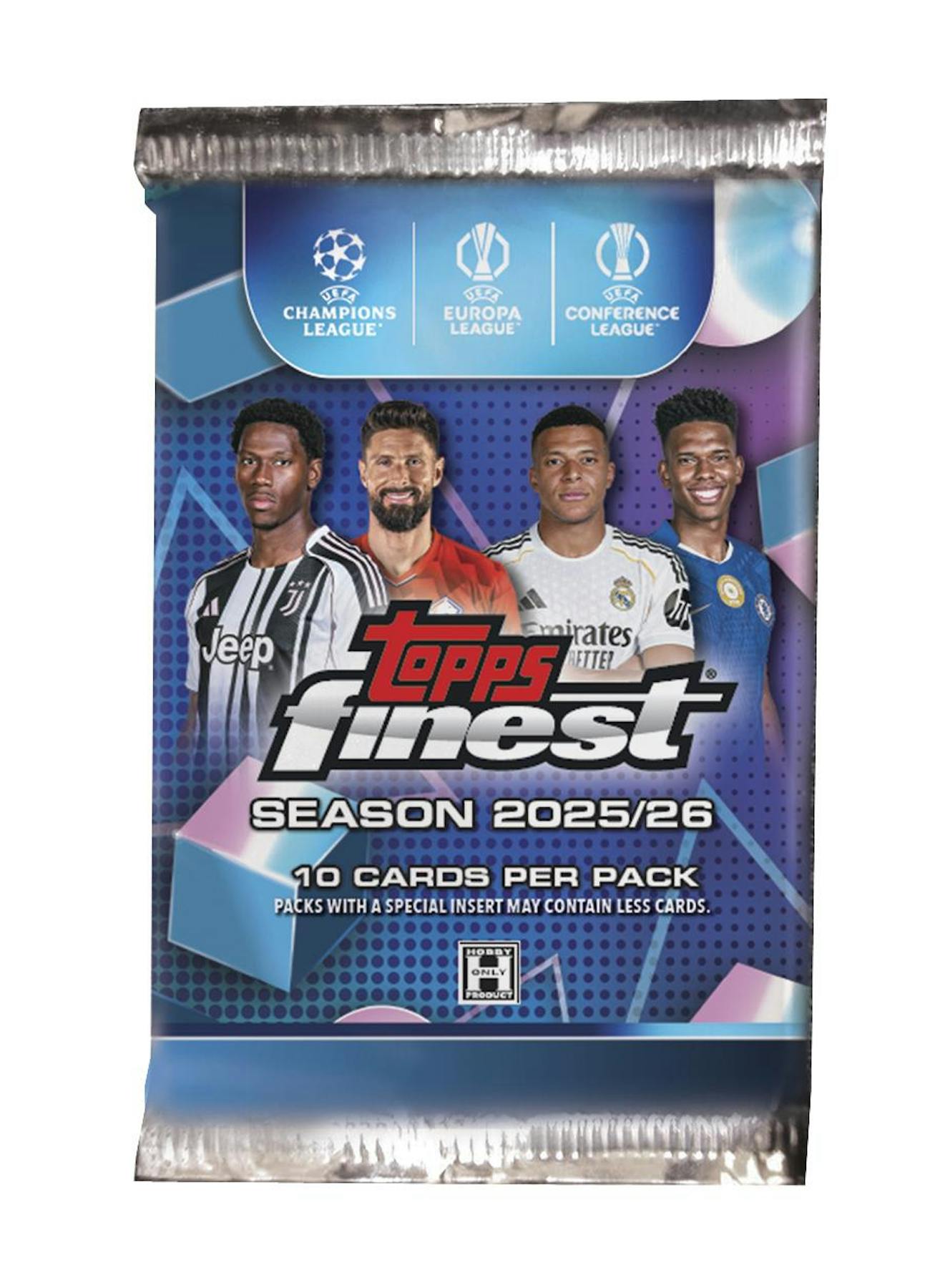 2025-26 Topps UEFA Club Competitions Finest Soccer Hobby 8-Box Case