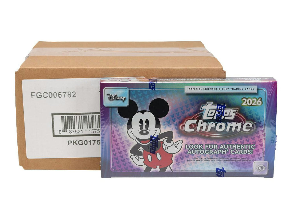 2026 Topps Disney Chrome 8-Box Hobby Case
