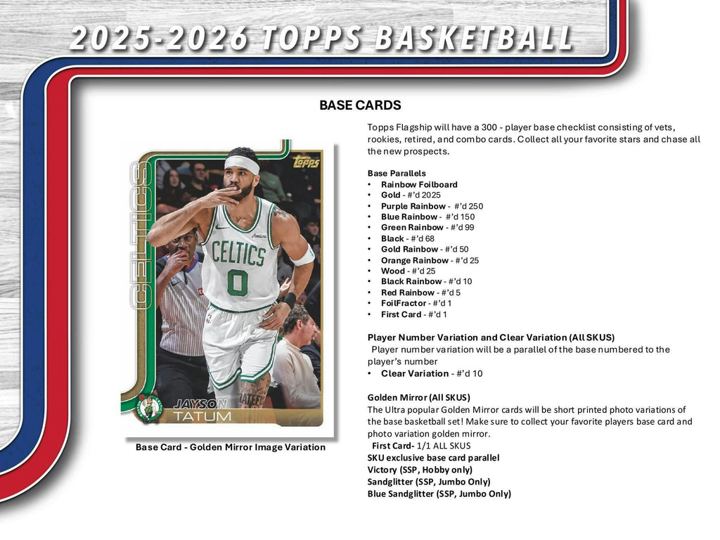 2025-26 Topps Basketball Hobby Box (10/23)