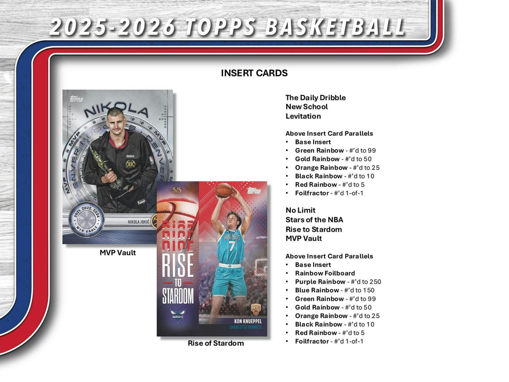 2025-26 Topps Basketball Hobby Box (10/23)