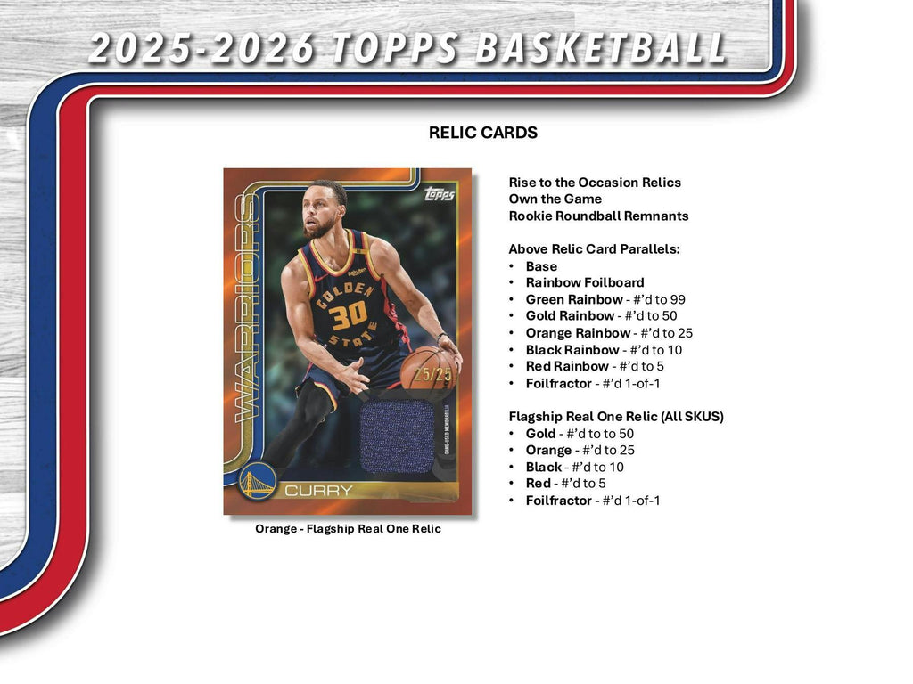 2025-26 Topps Basketball Hobby Box (10/23)