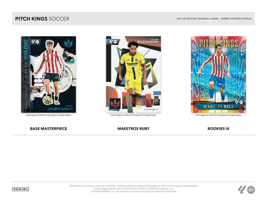 2025-26 Panini Pitch Kings Soccer Hobby International Box