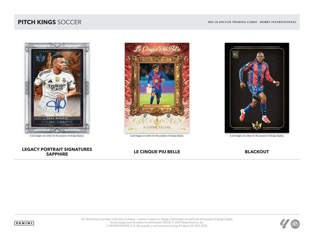 2025-26 Panini Pitch Kings Soccer Hobby International Box