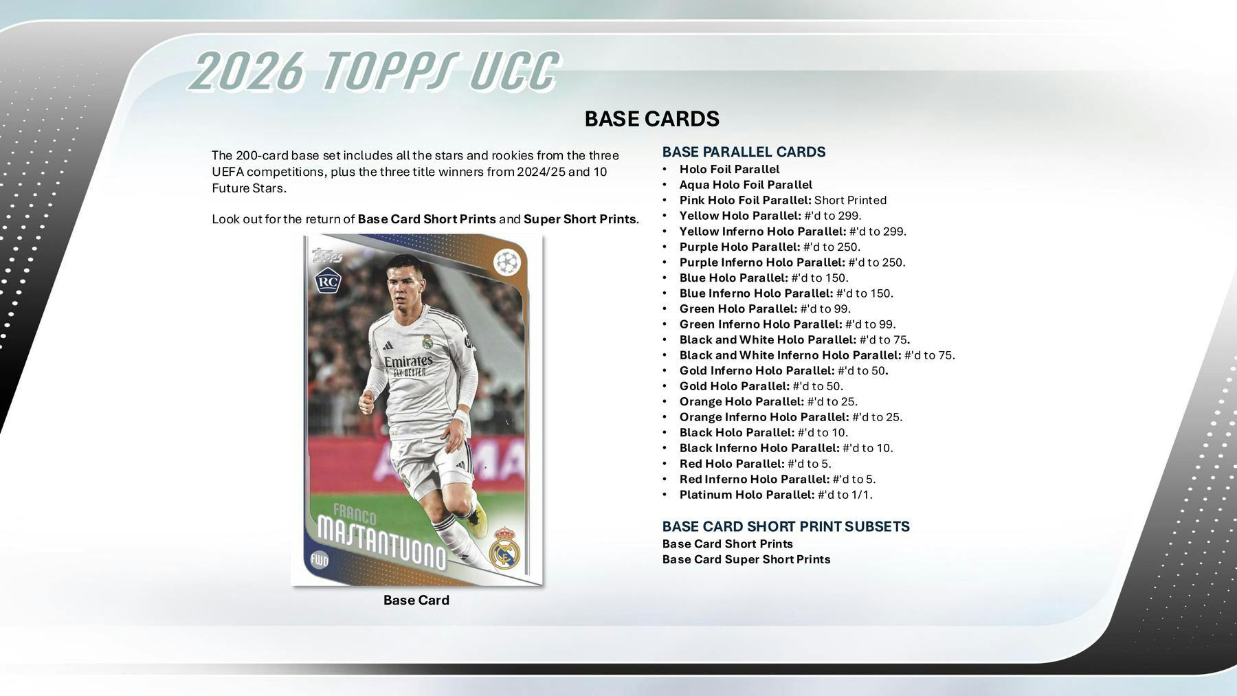 2025-26 Topps UEFA Club Competitions Soccer 7-Pack Blaster Box