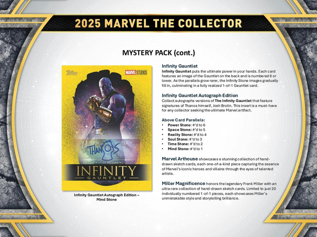2025 Topps Marvel The Collector Hobby Box (2/4/26)
