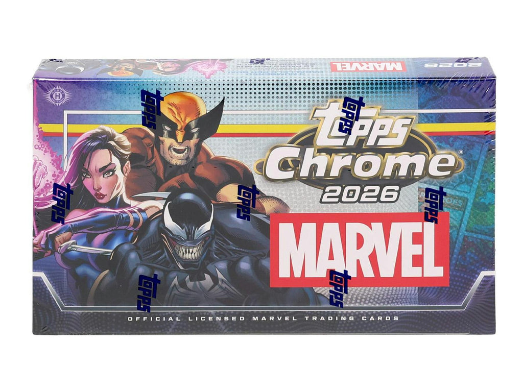 2026 Topps Chrome Marvel Comics Hobby 8-Box Case (Presell 7/1)