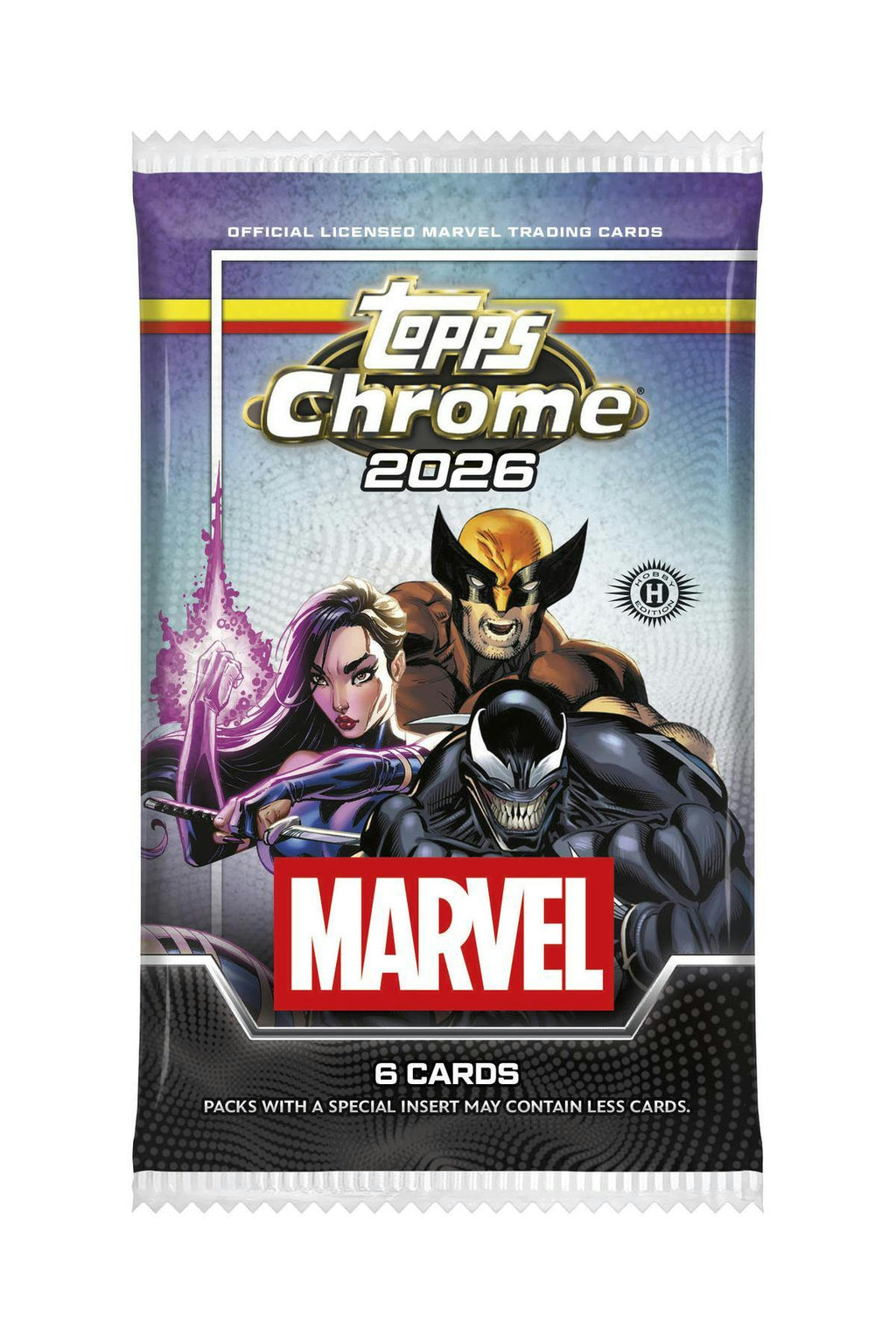 2026 Topps Chrome Marvel Comics Hobby 8-Box Case (Presell 7/1)